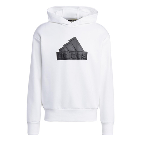 Bluza z kapturem męska adidas FUTURE ICONS BOS biała IC3746
