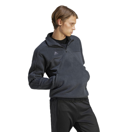 Bluza męska adidas TIRO HALF-ZIP FL szara IA3060