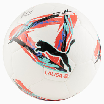 Piłka nożna unisex Puma ORBITA LALIGA 1 HYB biała 08428701