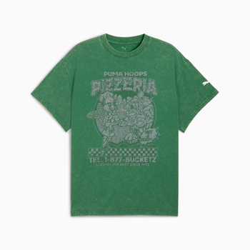 Koszulka męska Puma HOOPS X TMNT I zielona 63092802