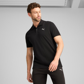 Koszulka polo męska Puma ESS PIQUE czarna 68255401