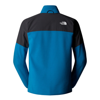 Polar męski The North Face GLACIER FULL ZIP niebieski NF0A89JGDLE