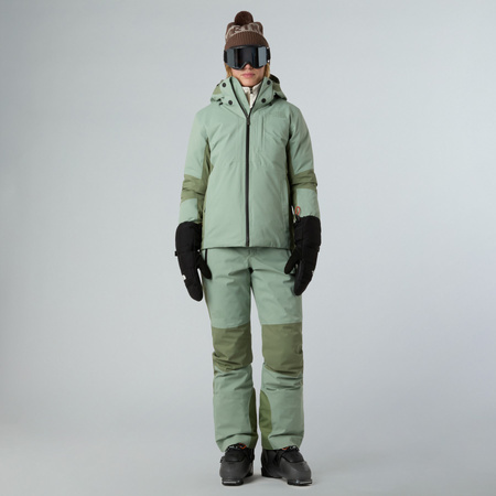 Kurtka narciarska damska The North Face LENADO zielona NF0A8DDSD5M