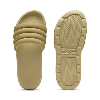 Klapki damskie Puma KARMEN SLIDE PUFFY beżowe 40067902