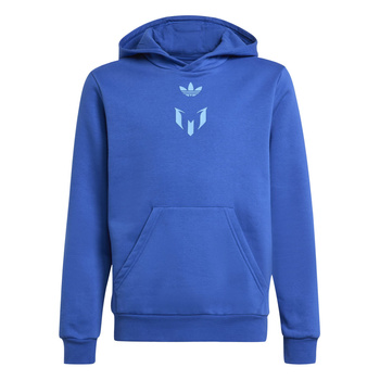 Bluza z kapturem dziecięca adidas MESSI niebieska JY9542