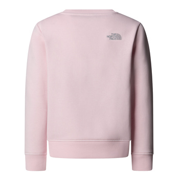 Bluza dziewczęca The North Face REFLECTIVE LOGO RELAXED CREW różowa NF0A8EAPBP6