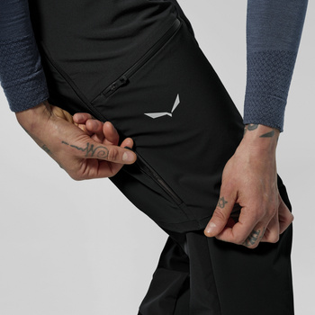 Spodnie trekkingowe damskie Salewa ORTLES czarne 00-0000029191_0910