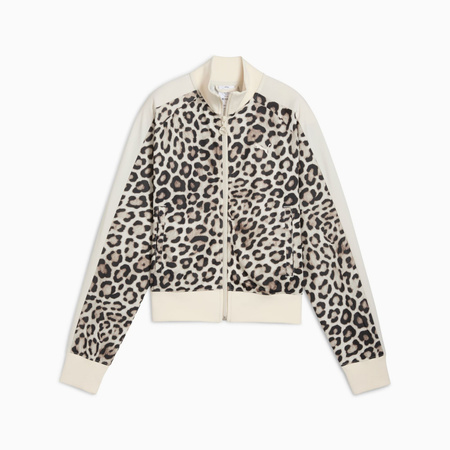 Bluza damska Puma T7 LEO LUXE AOP beżowa 63234291