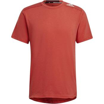 Koszulka męska adidas DESIGNED FOR TRAINING czerwona HB9197