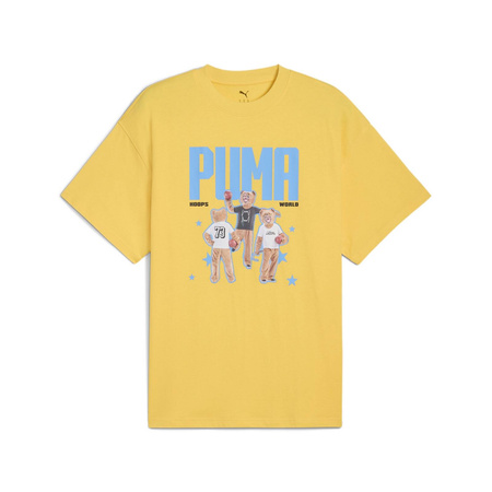 Koszulka męska Puma DYLAN S WORLD żółta 63025701