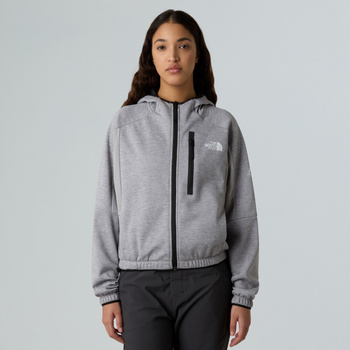 Polar z kapturem damski The North Face MOUNTAIN ATHLETICS FLEECE FZ szary NF0A8DXXEB9