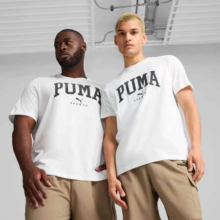 Koszulka męska Puma SQUAD BIG GRAPHIC biała 68179102
