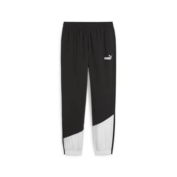 Spodnie dresowe męskie Puma POWER COLORBLOCK WOVEN czarne 68044901