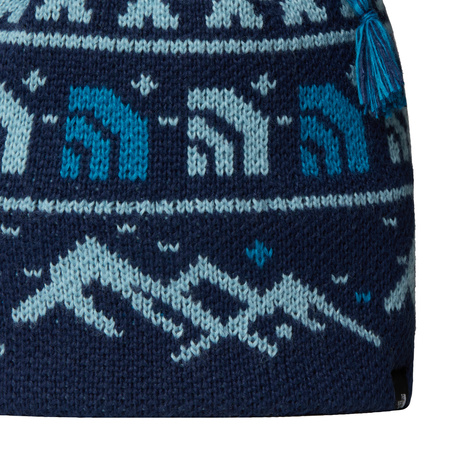 Czapka zimowa unisex The North Face CABIN SKI TUKE granatowa NF0A8CH0HMR