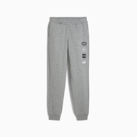 Spodnie dresowe chłopięce Puma POWER GRAPHIC FL CL szare 68186003