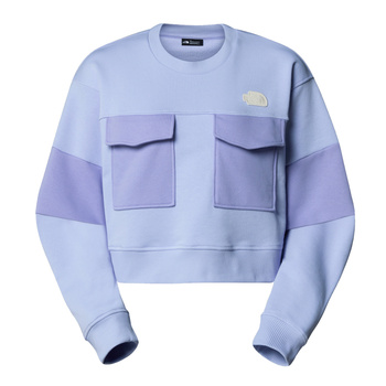 Bluza damska The North Face TERRY OVERSIZED CROPP fioletowa NF0A8C2C0VI