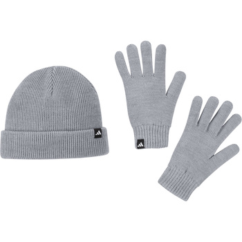 Komplet czapka i rękawiczki unisex adidas GLOVE + BEANIE szary KB7340