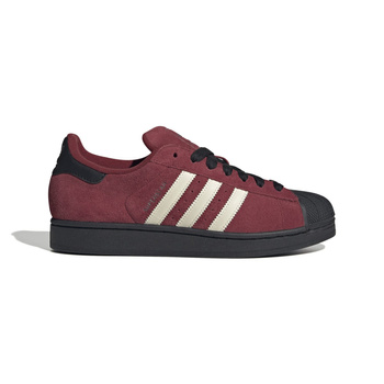 Buty sportowe męskie adidas SUPERSTAR II bordowe JQ3220