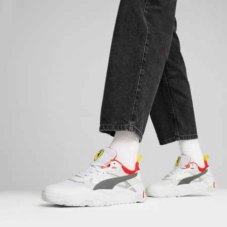 Buty sportowe męskie Puma FERRARI TRINITY białe 30857702