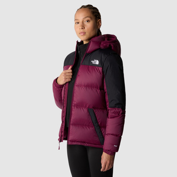 Kurtka puchowa damska The North Face DIABLO bordowa NF0A55H4KK9