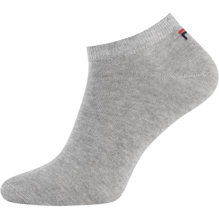 Skarpety unisex Fila INVISBLE PLAIN 3-PACK szare F9100-700