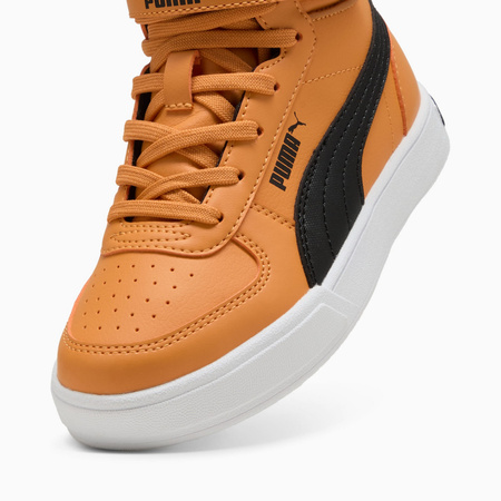 Buty sportowe chłopięce Puma CAVEN MID FUR PS pomarańczowe 40183401