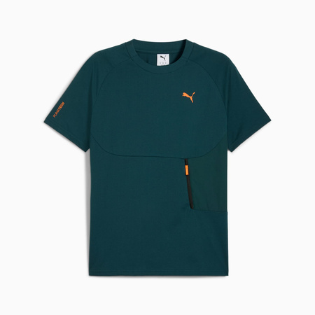Koszulka męska Puma PUMATECH POCKET zielona 62967375