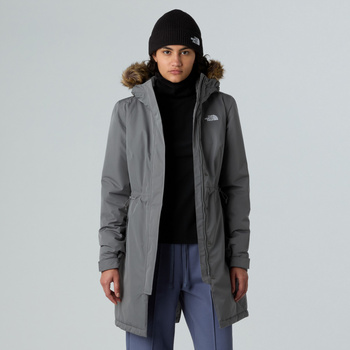 Parka z kapturem damska The North Face ZANECK szara NF0A8DZN0UZ