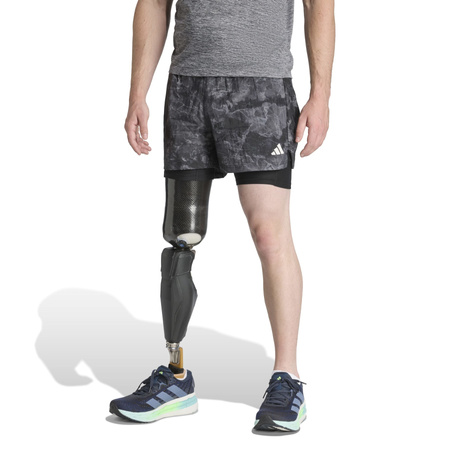 Spodenki do biegania męskie adidas OWN THE RUN szare JN9680