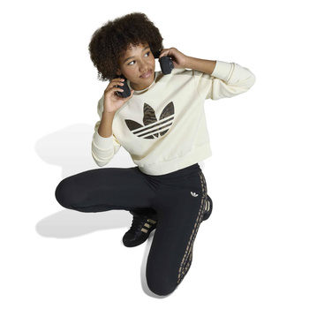 Legginsy dziewczęce adidas 3 STRIPES czarne KD3289