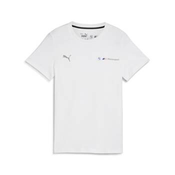 Koszulka dziecięca Puma BMW MMS ESS LOGO biała 62753302