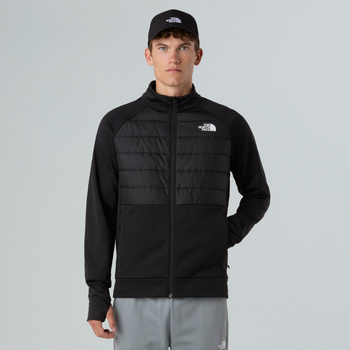 Kurtka męska The North Face REAXION 2.0 FLEECE HYBRID FZ czarna NF0A8DVXKS7