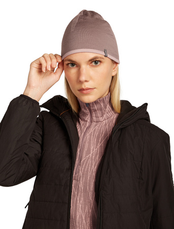 Czapka zimowa unisex Icebreaker 200 OASIS REVERS różowa IBIBM2000H6
