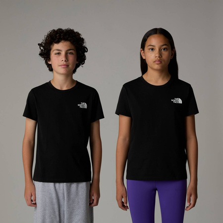 Koszulka dziecięca The North Face SIMPLE DOME czarna NF0A8DRPJK3