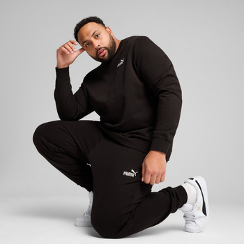 Bluza męska Puma ESS SMALL NO.1 LOGO CREW FL czarna 68256201