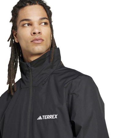 Kurtka wodoodporna męska adidas MULTI ESSENTIALS czarna JM8692