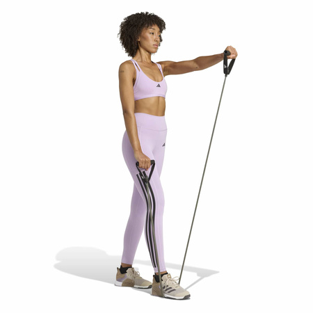 Stanik sportowy damski adidas AEROIMPACT LUXE fioletowy KA3794