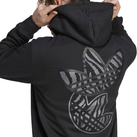 Bluza z kapturem męska adidas GRAPHICS ANIMAL czarna II8181