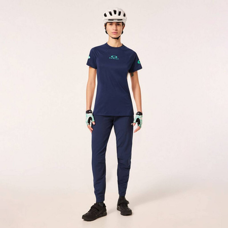 Koszulka rowerowa damska Oakley FREE RIDE JERSEY granatowa FOA500568-6LE