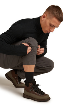 Skarpety trekkingowe damskie Icebreaker HIKE+ LINER CREW czarne IB0A57AL001