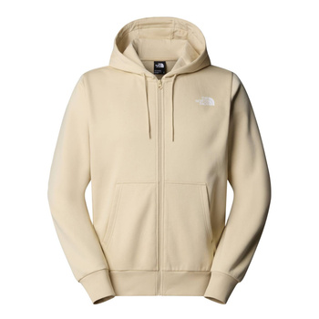 Bluza z kapturem męska The North Face SIMPLE DOME FULL ZIP beżowa NF0A89FD3X4