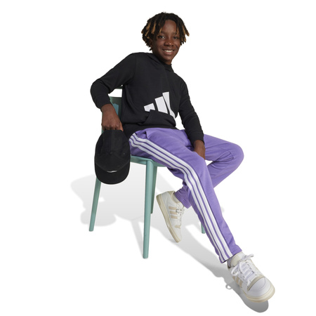 Bluza z kapturem dziecięca adidas ESSENTIALS czarna JC9667