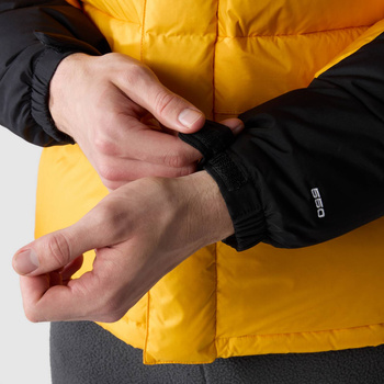 Kurtka z kapturem męska The North Face HMLYN DOWN żółta NF0A4QYXZU3