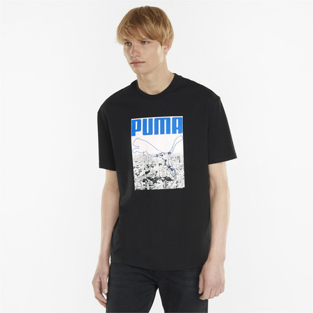 Koszulka męska Puma PHOTOPRINT czarna 84585001