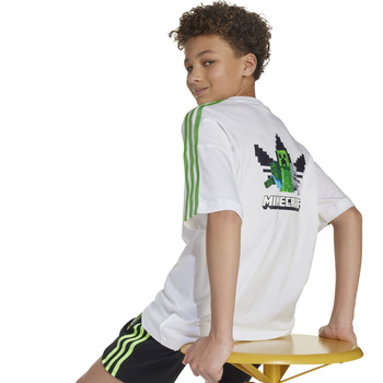 Koszulka dziecięca adidas MINECRAFT biała JW7750