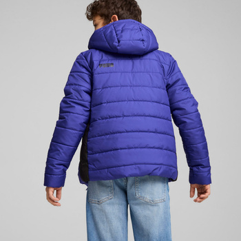 Kurtka z kapturem chłopięca Puma ESS PADDED fioletowa 67055927