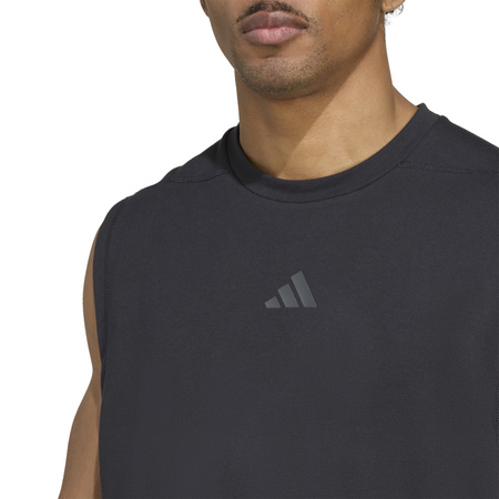 Tank top treningowy męski adidas D4T czarny KB9832