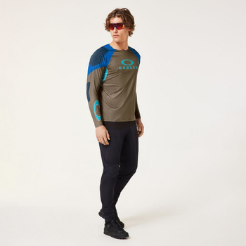 Longsleeve rowerowy męski Oakley SEEKER EDGE brązowy FOA406792-95X