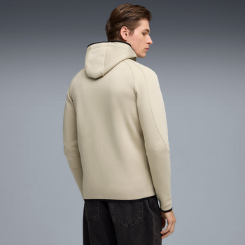 Bluza z kapturem męska Puma EVOSTRIPE FZ DK beżowa 69219061