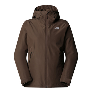 Kurtka z kapturem damska The North Face CARTO MONO TRICLIMATE brązowa NF0A8D3D1OI